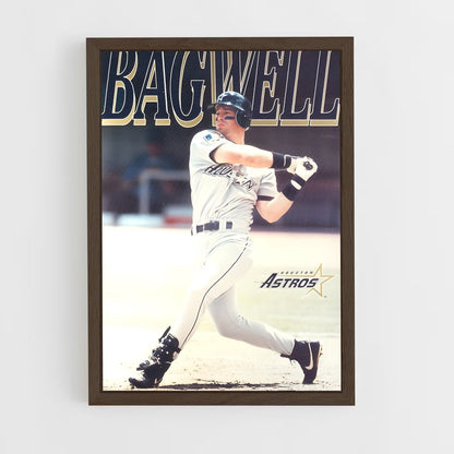 ap-jeff bagwell-1 cadre Bois foncé