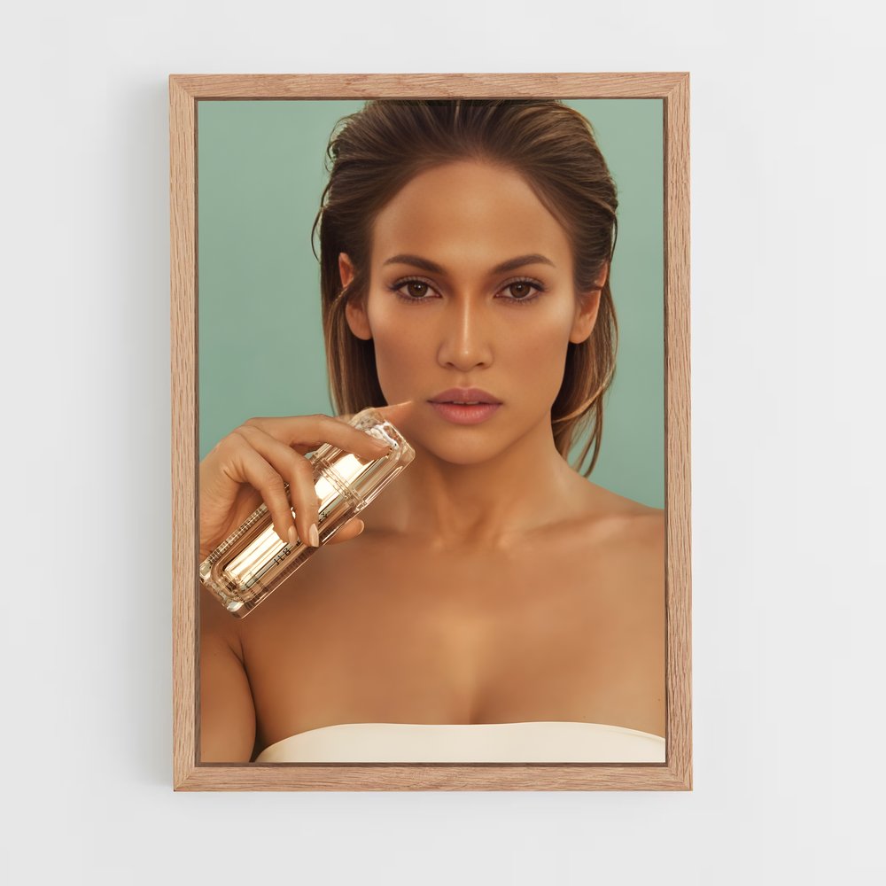 ap-jennifer lopez-3 cadre Bois clair