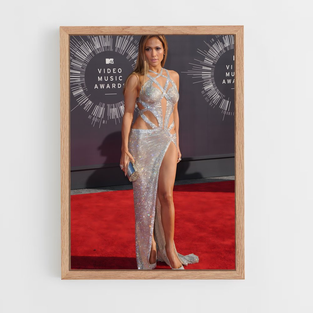 ap-jennifer lopez-6 cadre Bois clair