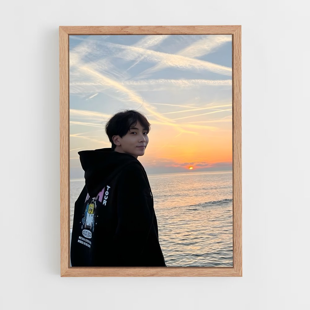 ap-jeonghan-1 cadre Bois clair