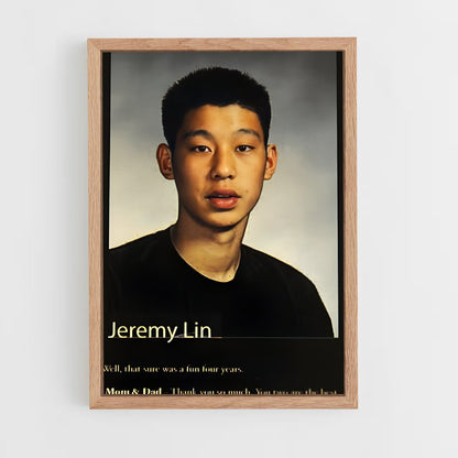 ap-jeremy lin-4 cadre Bois clair