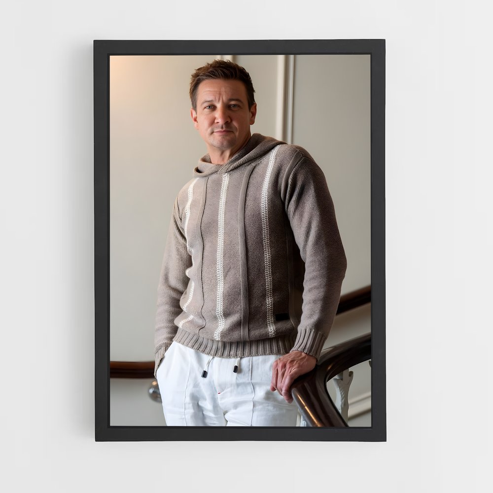 ap-jeremy renner-1 cadre Noir