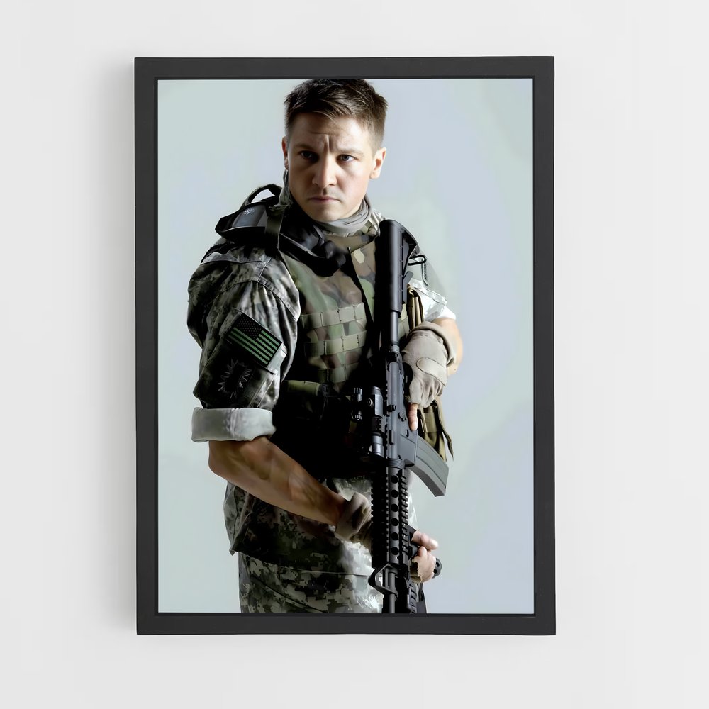 ap-jeremy renner-6 cadre Noir
