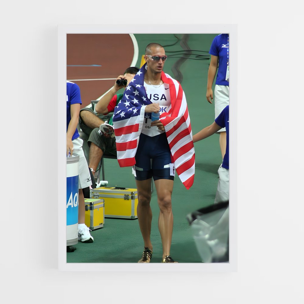 ap-jeremy wariner-1 cadre Blanc