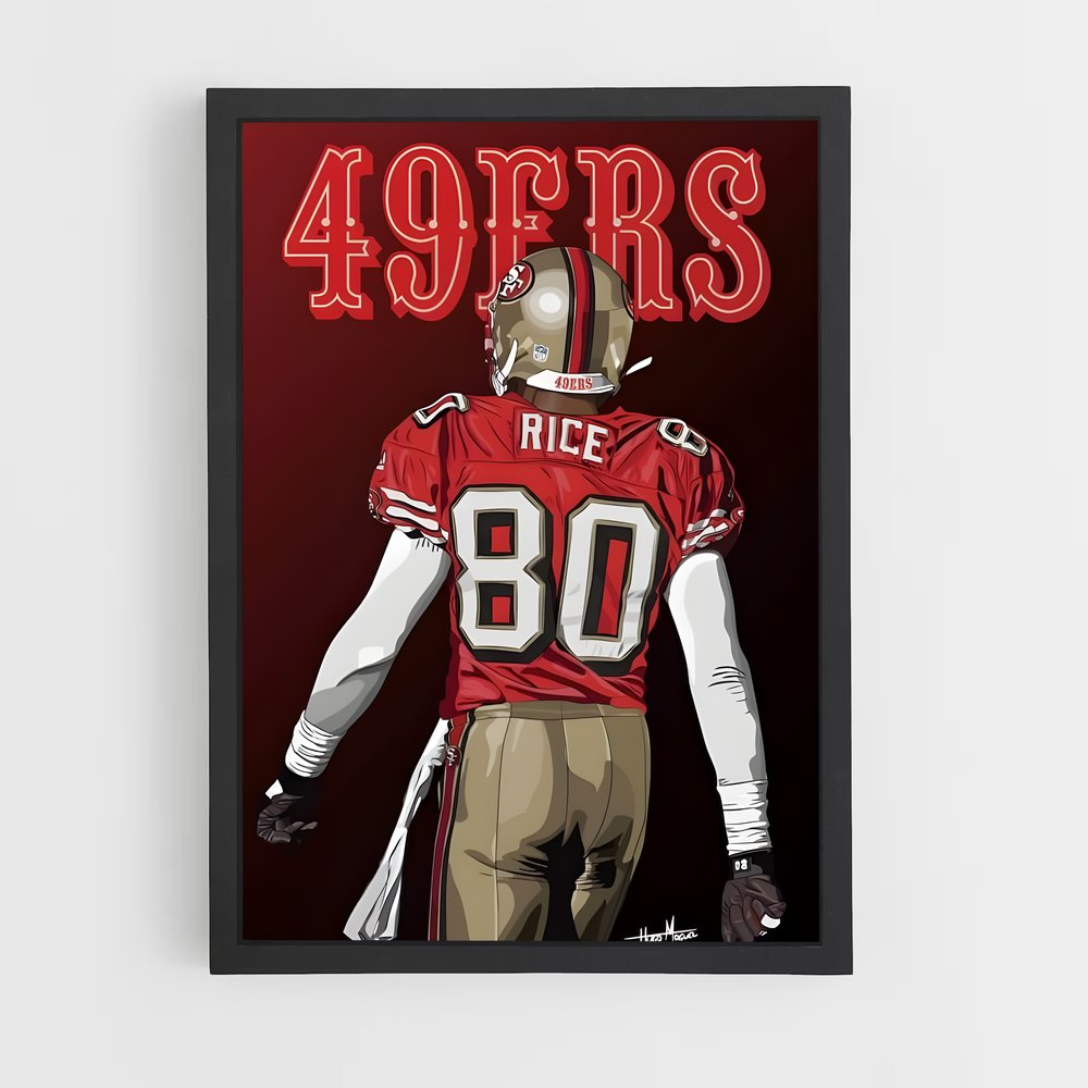 ap-jerry rice-3 cadre Noir