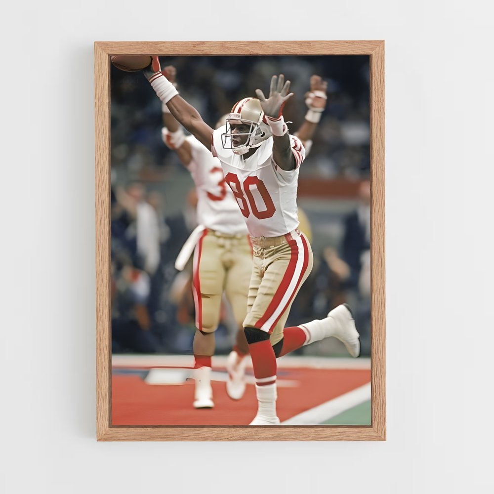 ap-jerry rice-4 cadre Bois clair