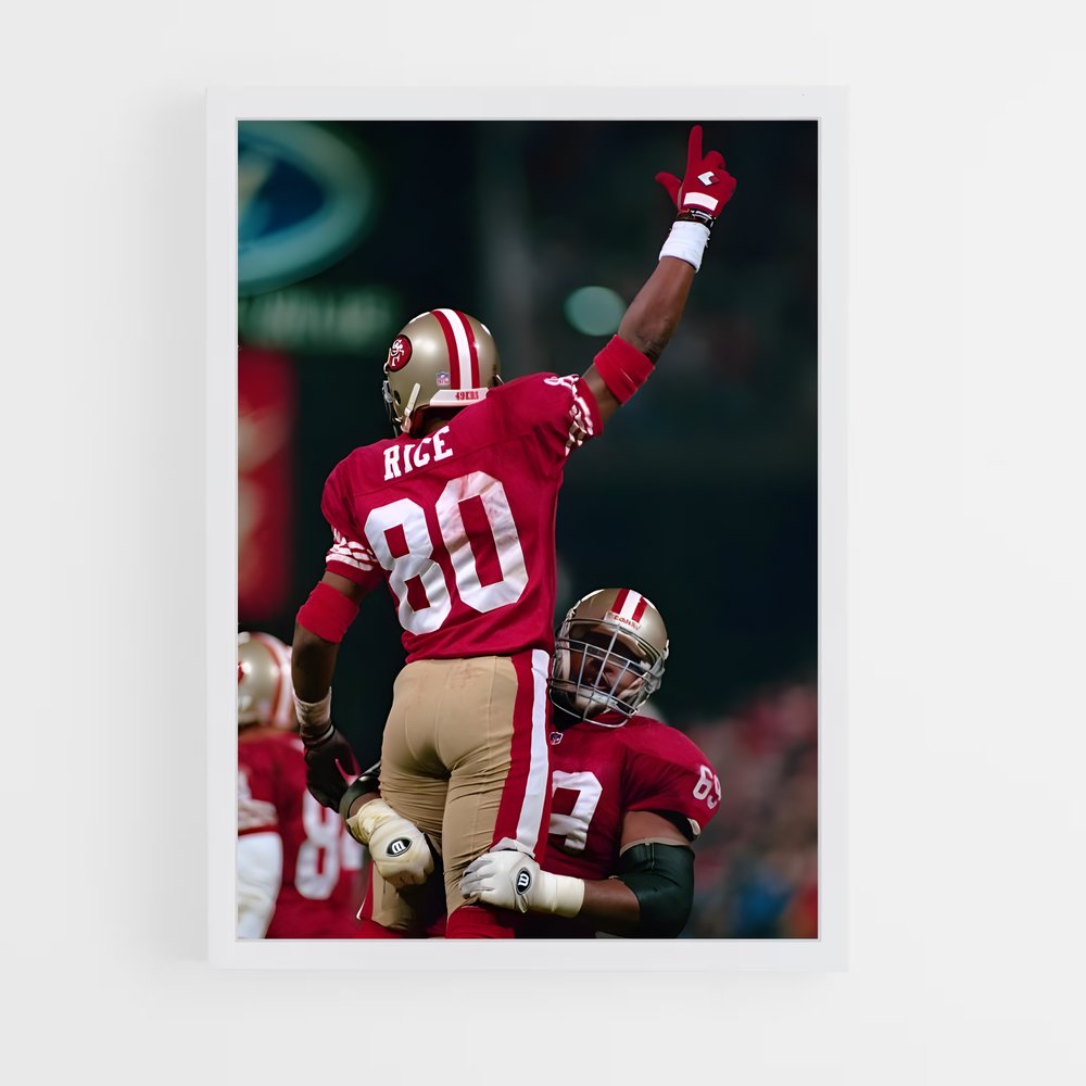 ap-jerry rice-5 cadre Blanc