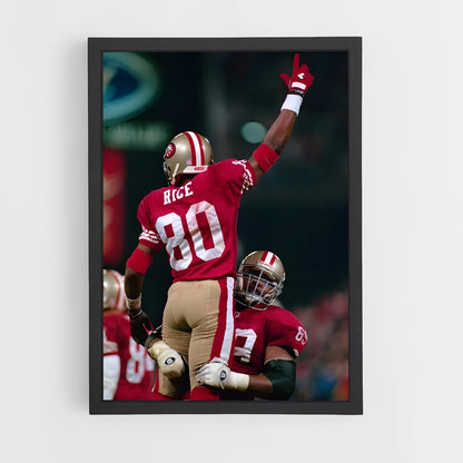 ap-jerry rice-5 cadre Noir