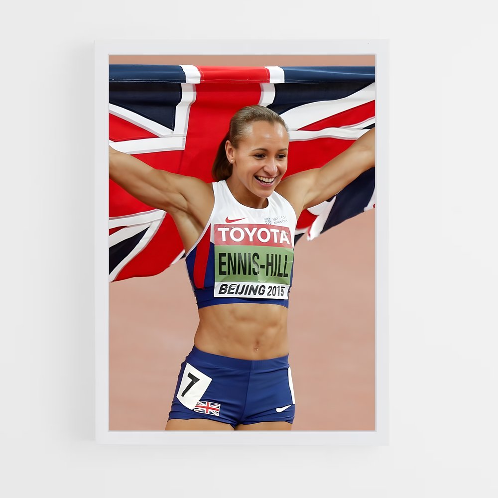 ap-jessica ennis-hill-8 cadre Blanc