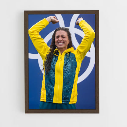 ap-jessica fox-1 cadre Bois foncé
