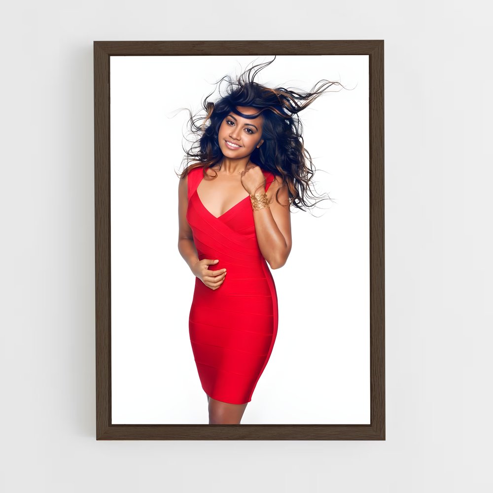 ap-jessica mauboy-2 cadre Bois foncé