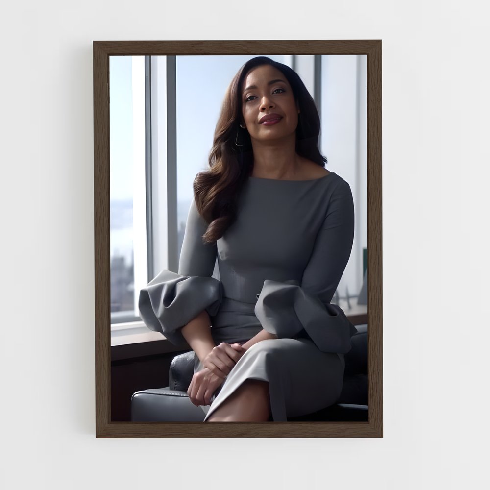 ap-jessica pearson-6 cadre Bois foncé
