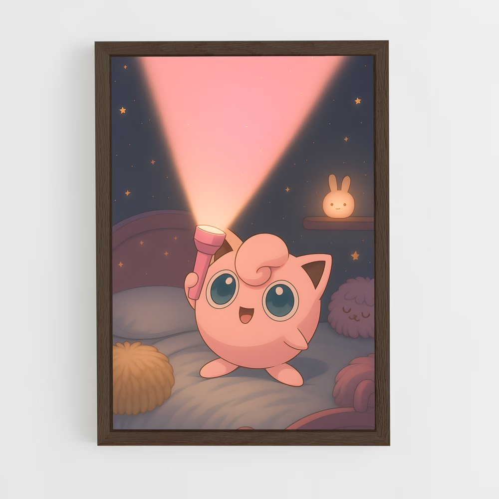 ap-jigglypuff-4 cadre Bois foncé