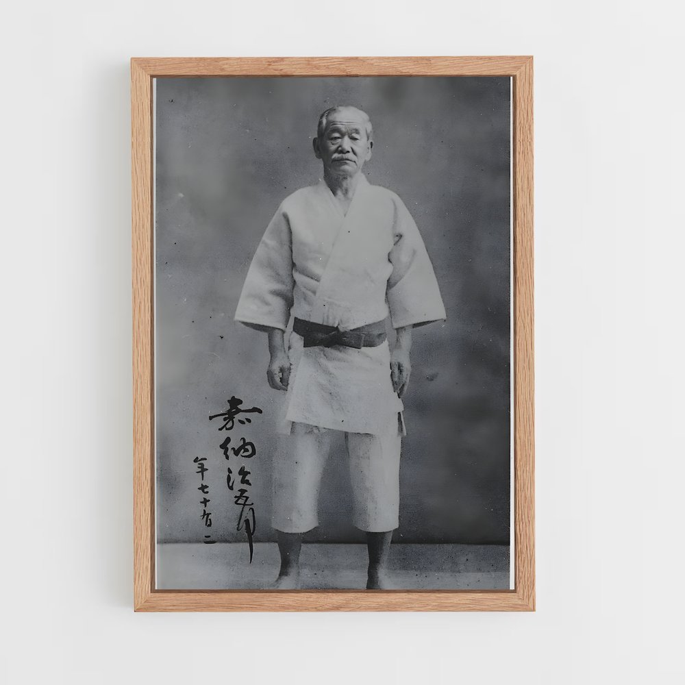 ap-jigoro kano-1 cadre Bois clair