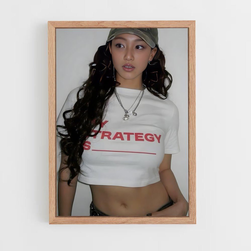 ap-jihyo-1 cadre Bois clair