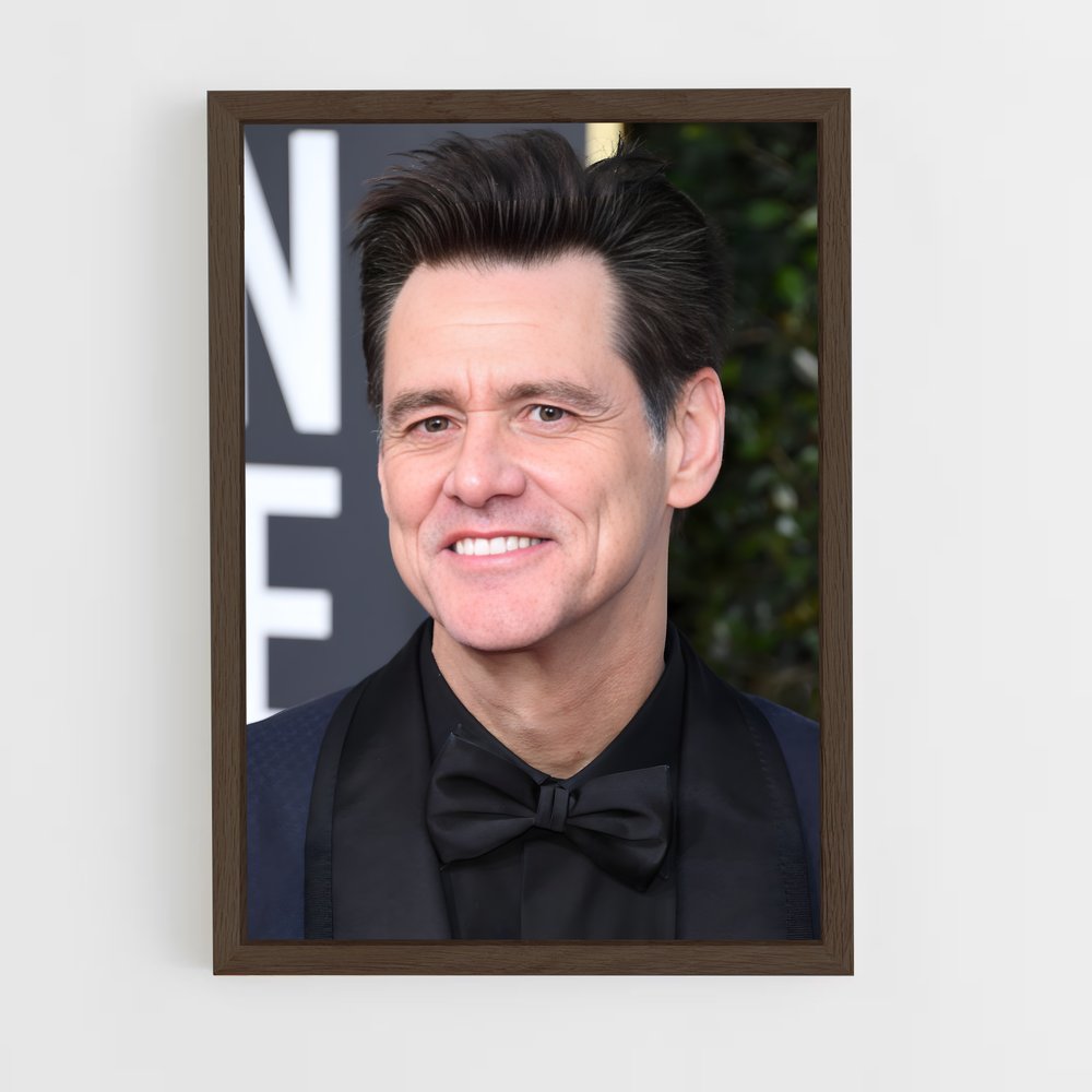 ap-jim carrey-2 cadre Bois foncé