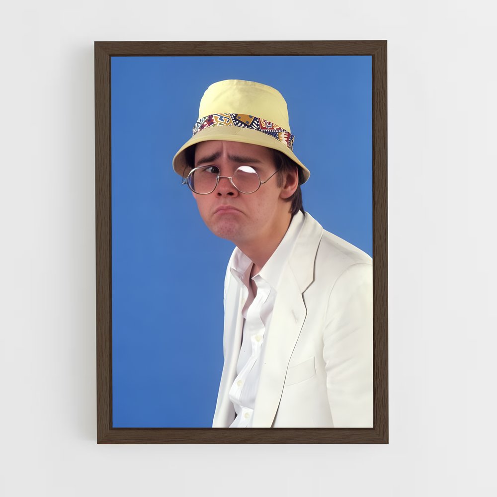 ap-jim carrey-7 cadre Bois foncé