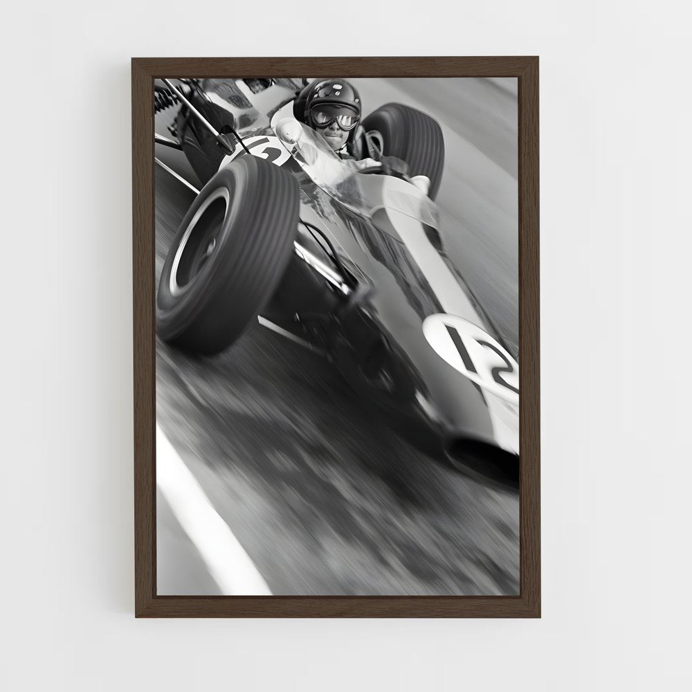 ap-jim clark-7 cadre Bois foncé