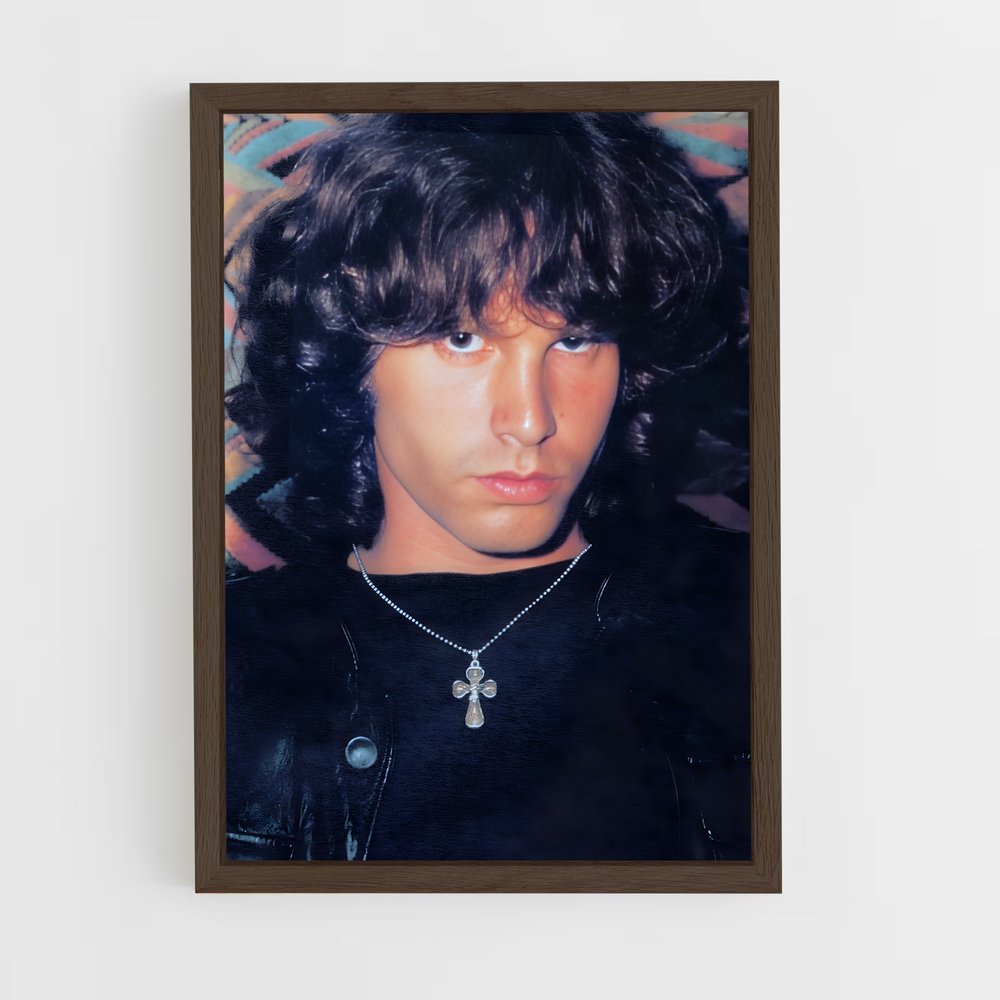 ap-jim morrison-3 cadre Bois foncé