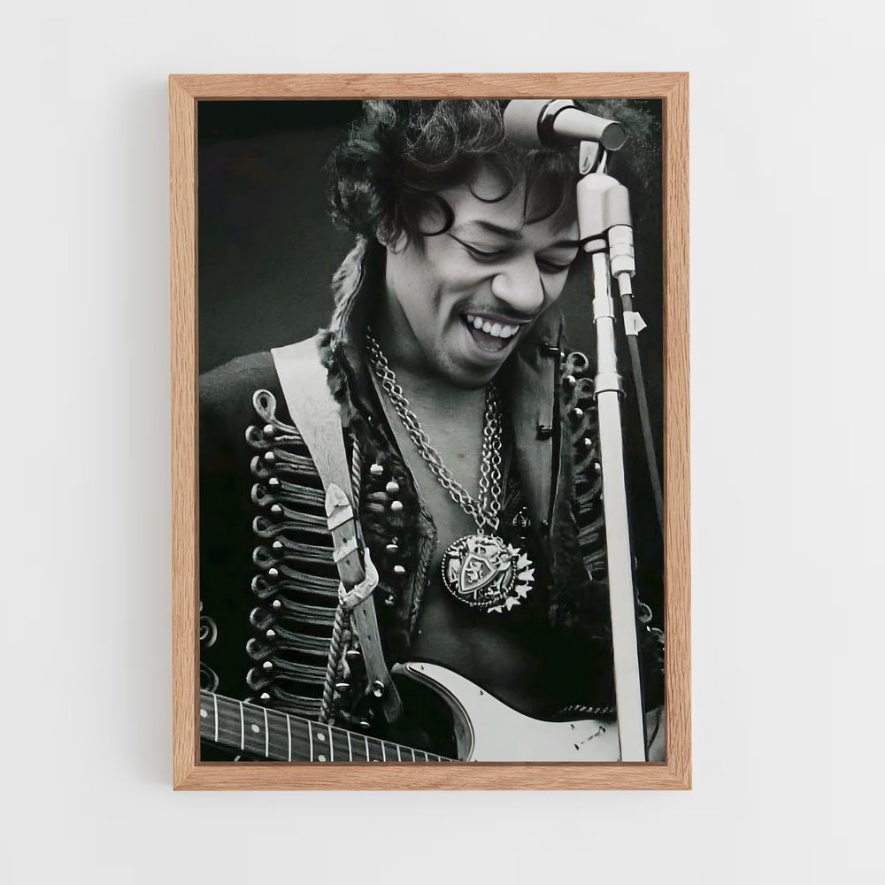 ap-jimi hendrix-6 cadre Bois clair