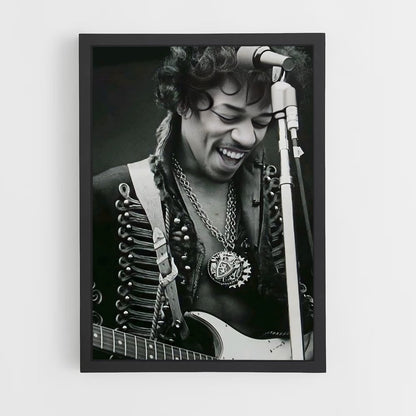 ap-jimi hendrix-6 cadre Noir