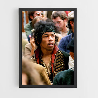 ap-jimi hendrix experience-6 cadre Noir