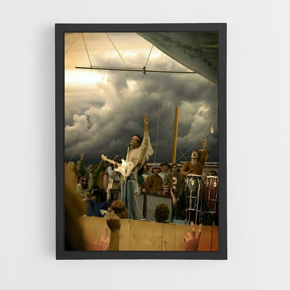ap-jimi hendrix experience-7 cadre Noir