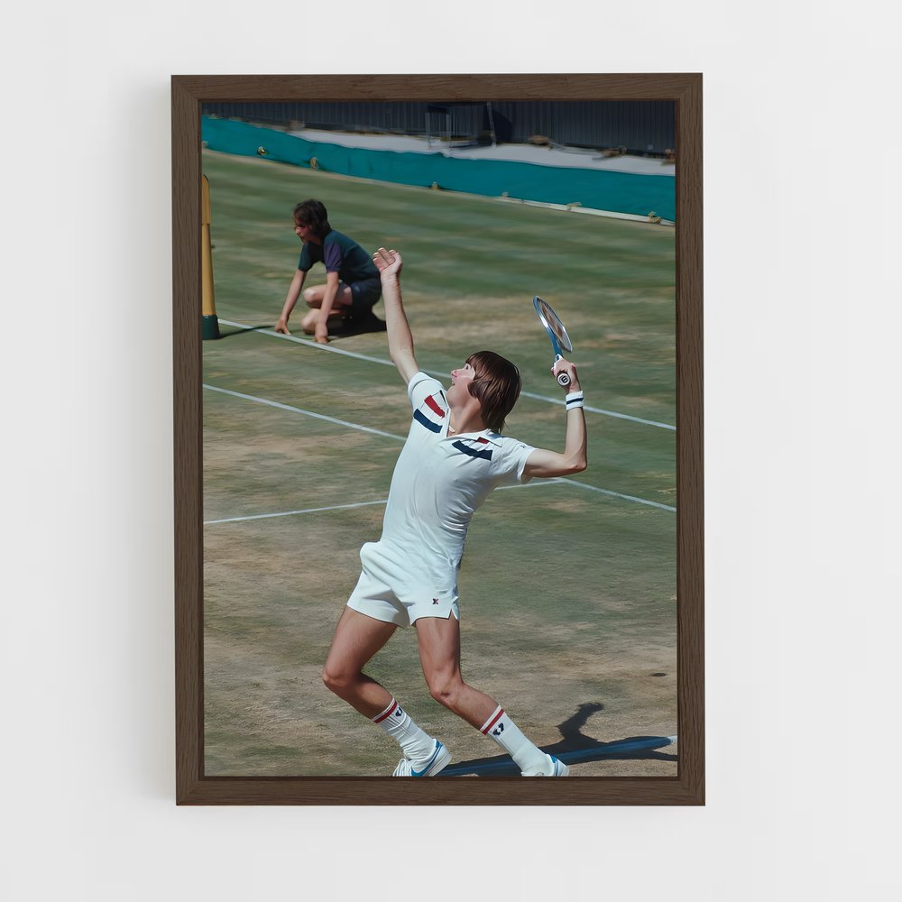 ap-jimmy connors-2 cadre Bois foncé