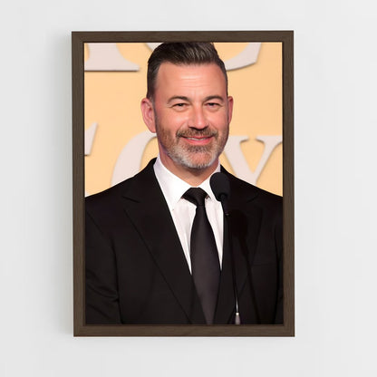 ap-jimmy kimmel-3 cadre Bois foncé