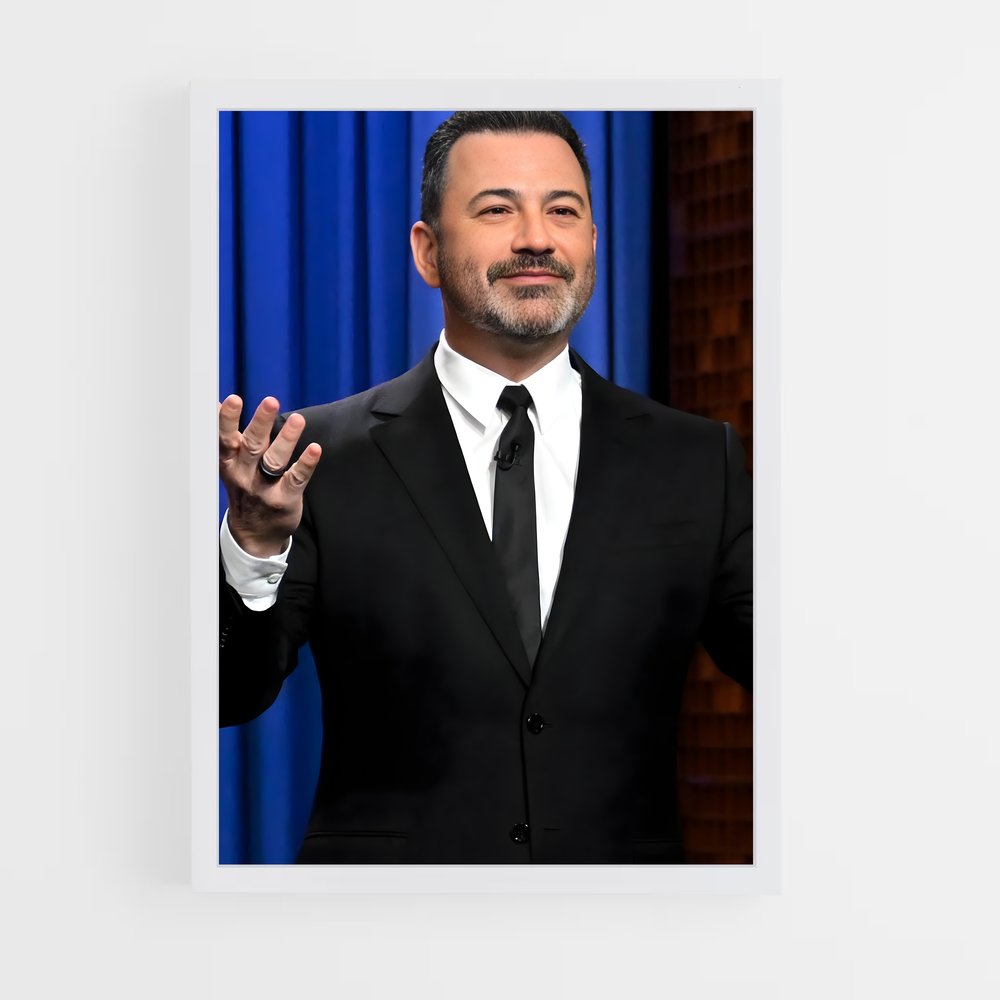 ap-jimmy kimmel-5 cadre Blanc