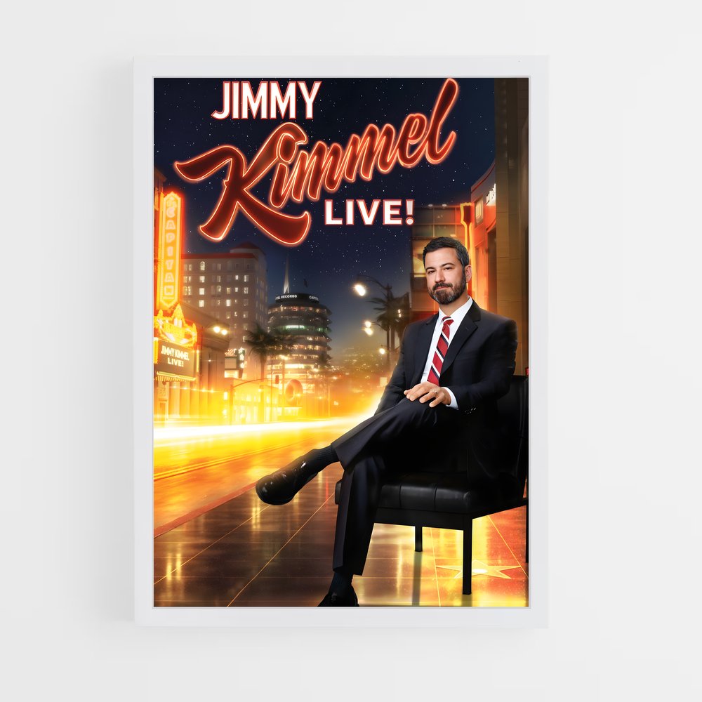 ap-jimmy kimmel-7 cadre Blanc