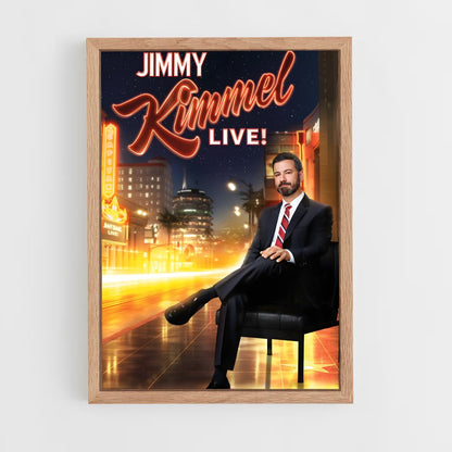 ap-jimmy kimmel-7 cadre Bois clair