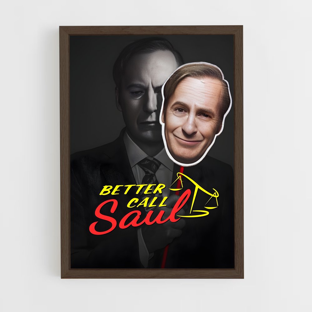 ap-jimmy mcgill saul goodman-1 cadre Bois foncé