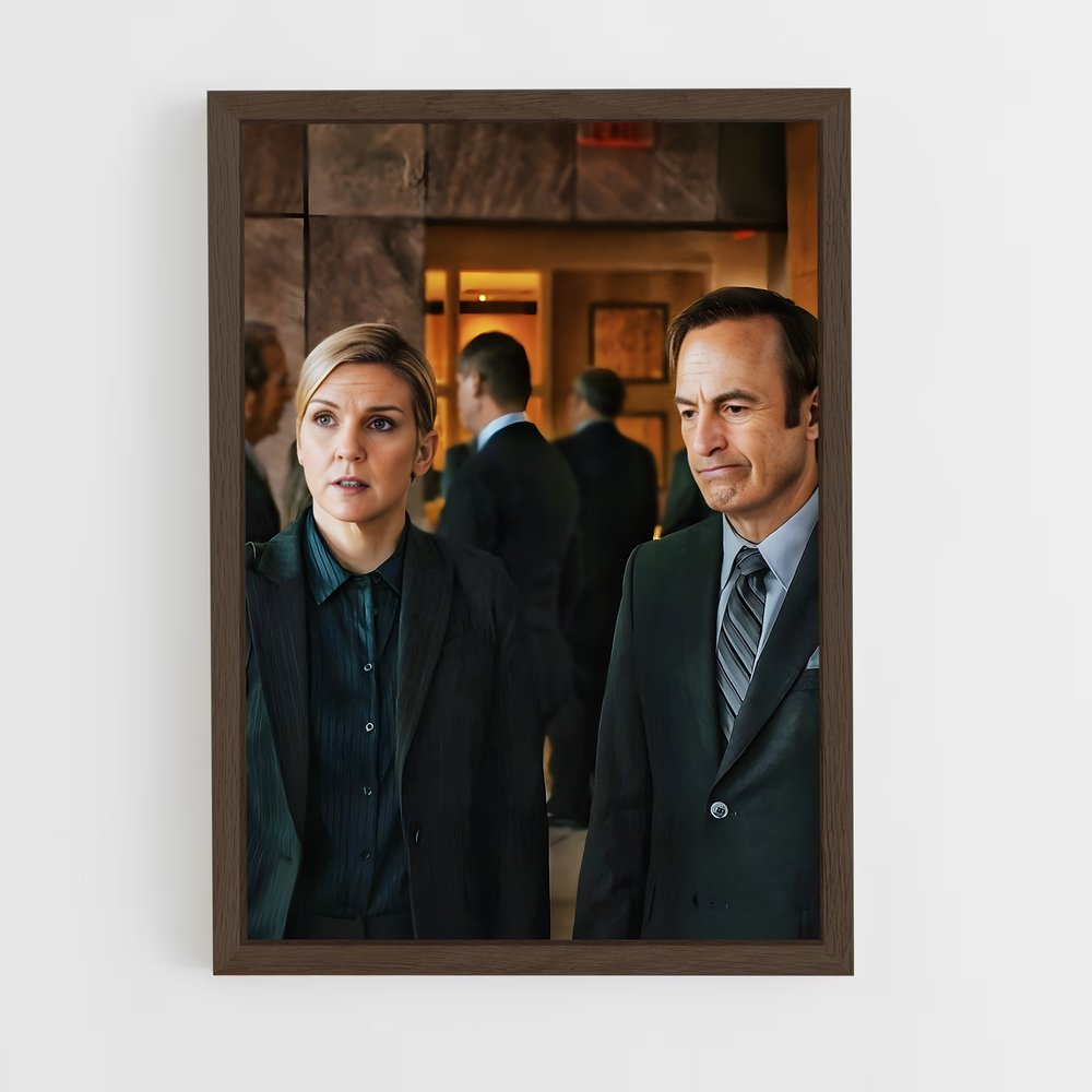 ap-jimmy mcgill saul goodman-4 cadre Bois foncé
