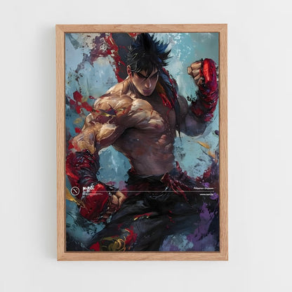 ap-jin kazama-7 cadre Bois clair