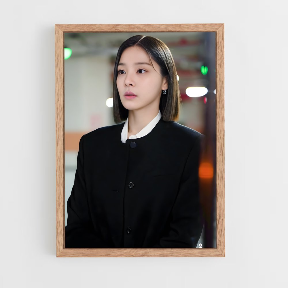 ap-jin young seo-6 cadre Bois clair