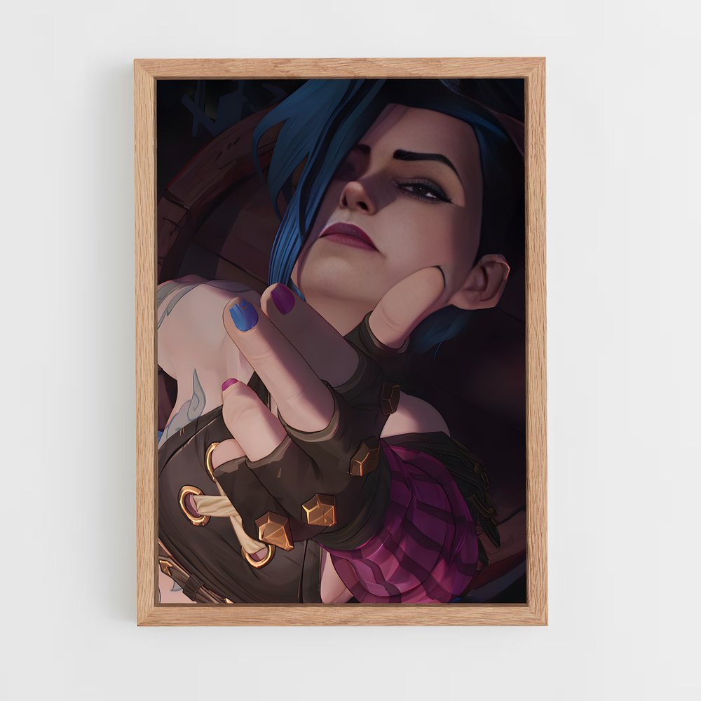 ap-jinx lol-6 cadre Bois clair