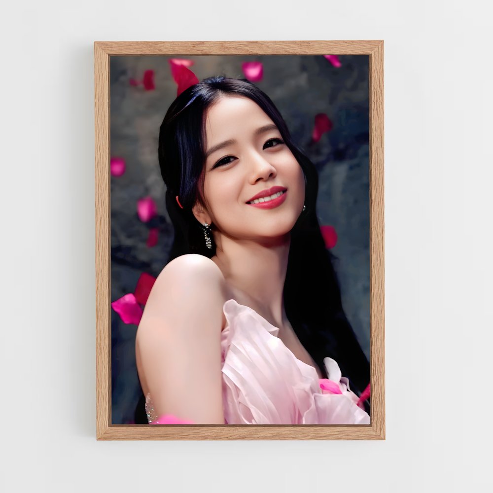ap-jisoo-4 cadre Bois clair