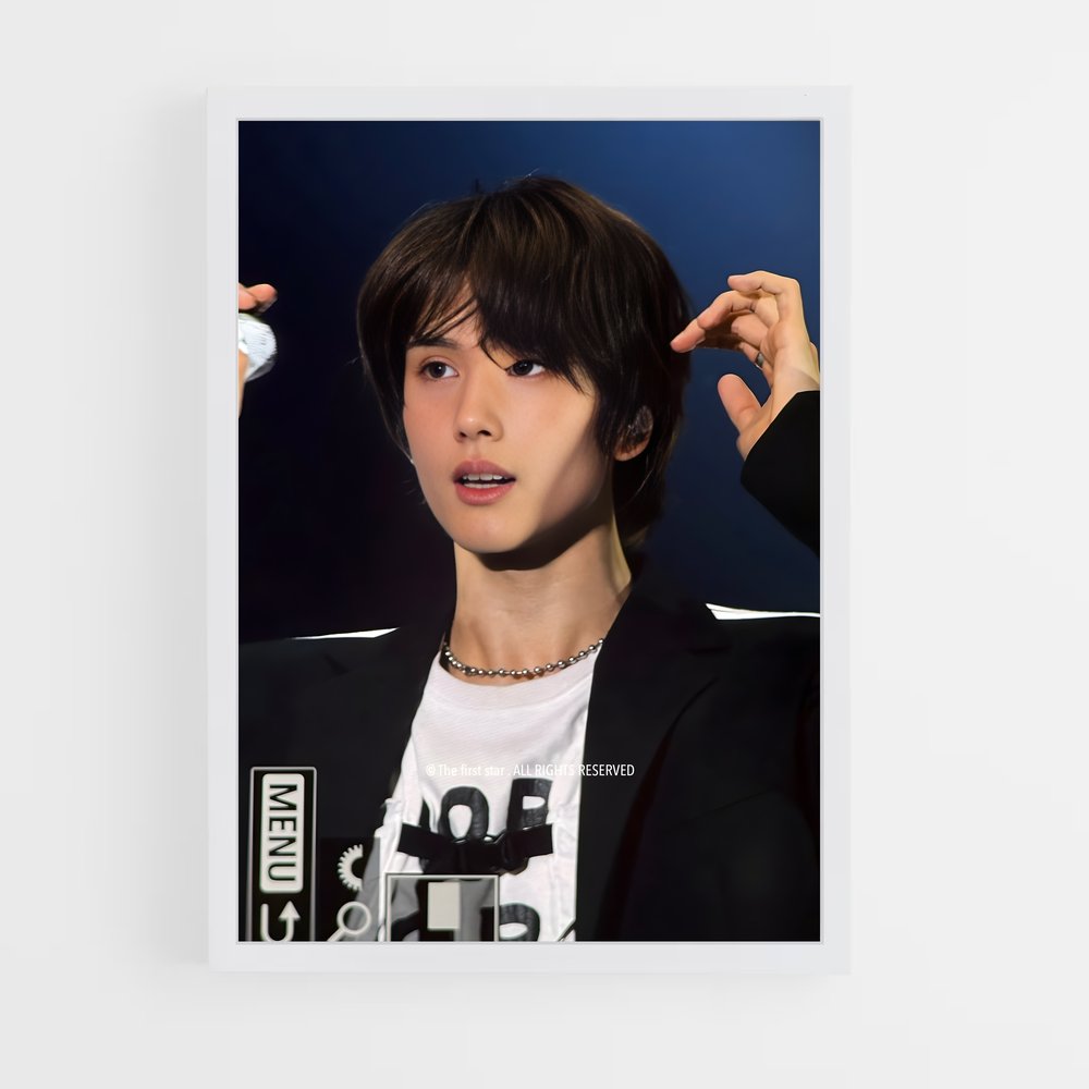 ap-jisung-3 cadre Blanc