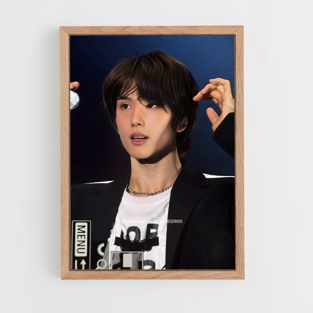 ap-jisung-3 cadre Bois clair