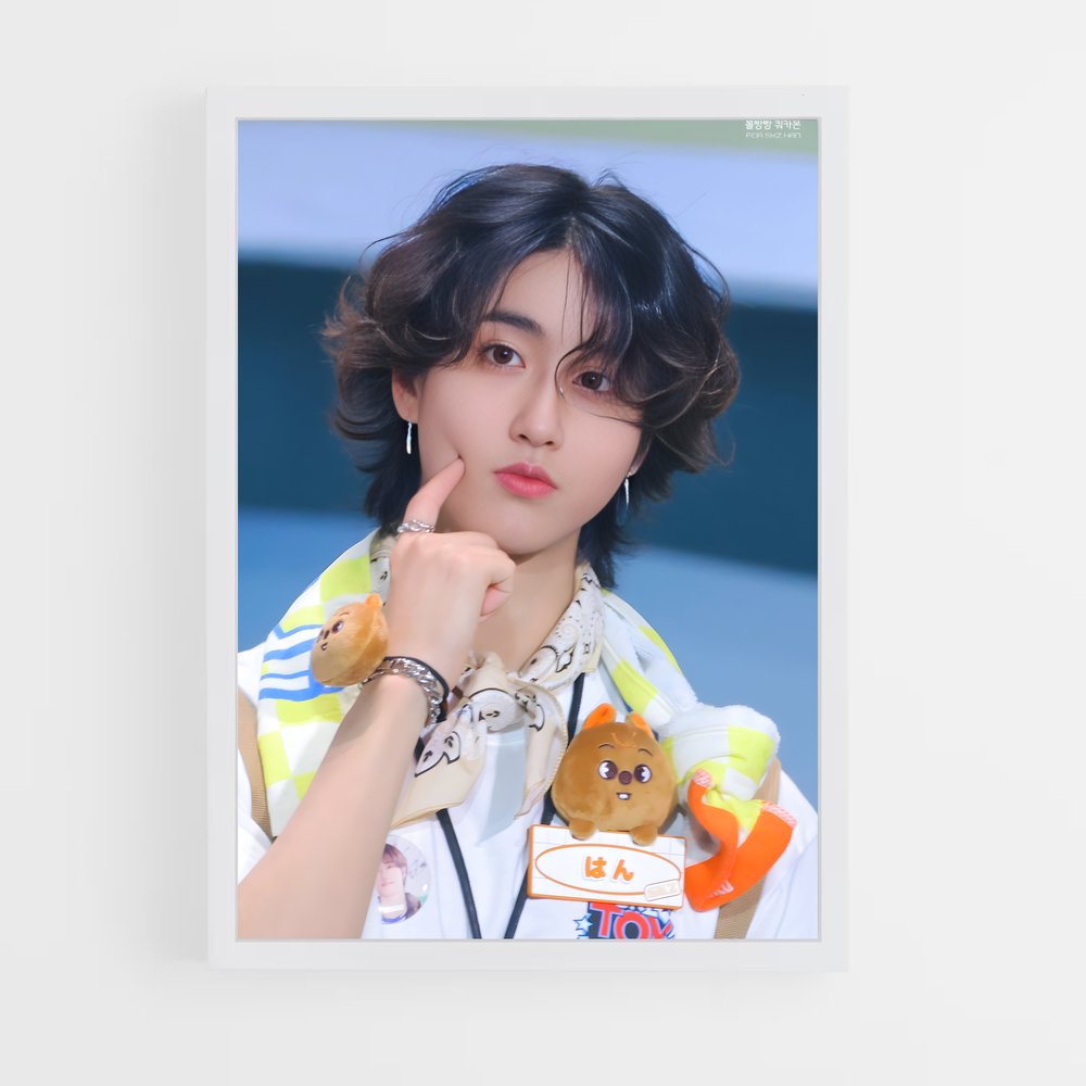 ap-jisung-6 cadre Blanc