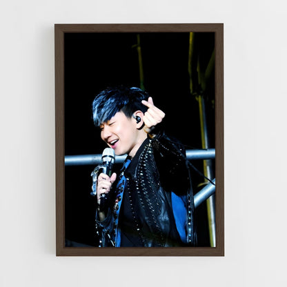 ap-jj lin-12 cadre Bois foncé