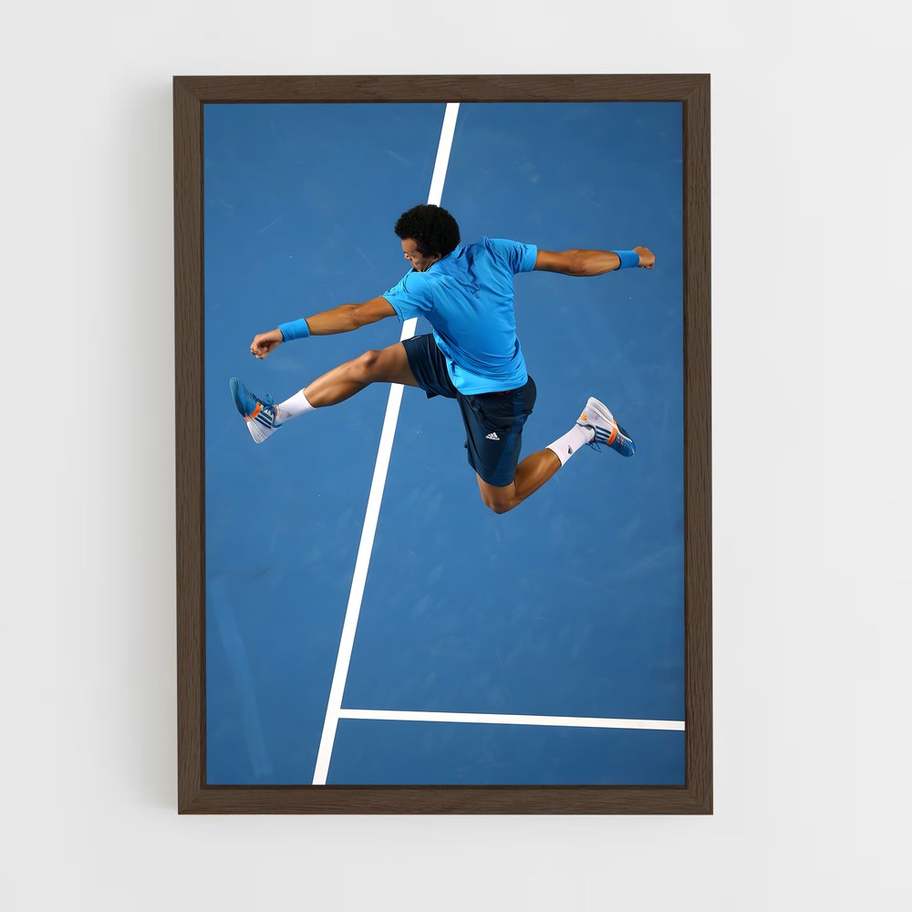 ap-jo-wilfried tsonga-8 cadre Bois foncé