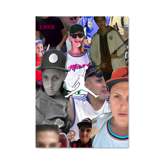 Poster Visages Multiples