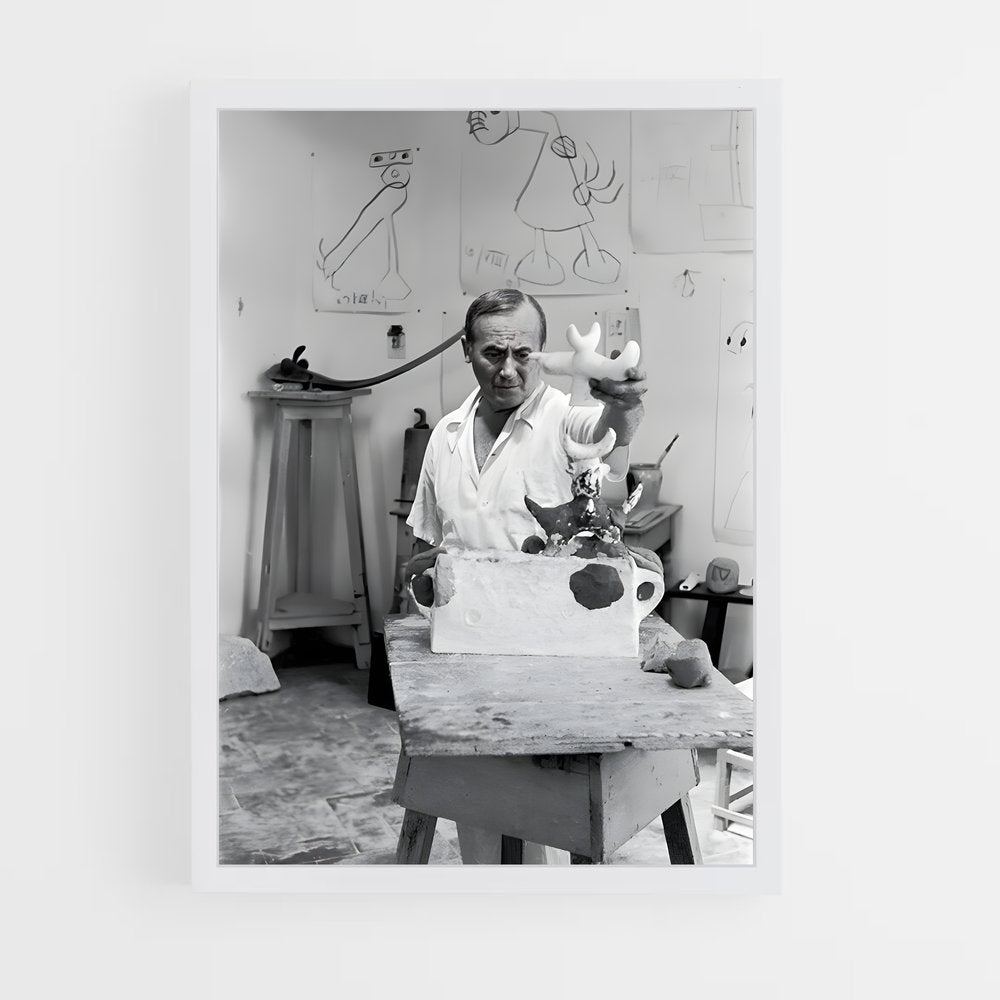 ap-joan miro-2 cadre Blanc