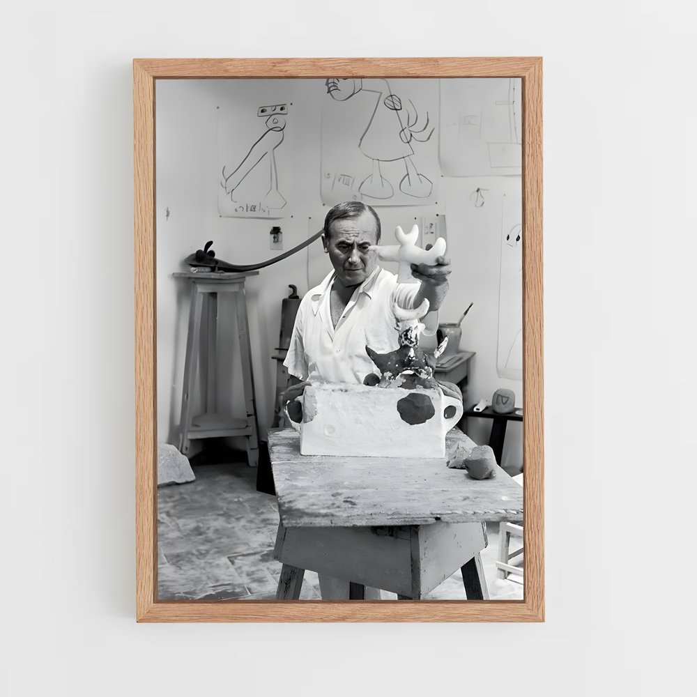 ap-joan miro-2 cadre Bois clair