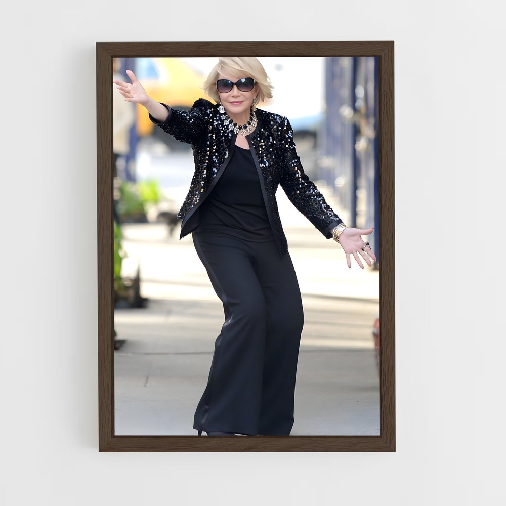 ap-joan rivers-2 cadre Bois foncé