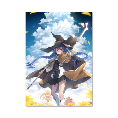 Poster Sorcière en Vol