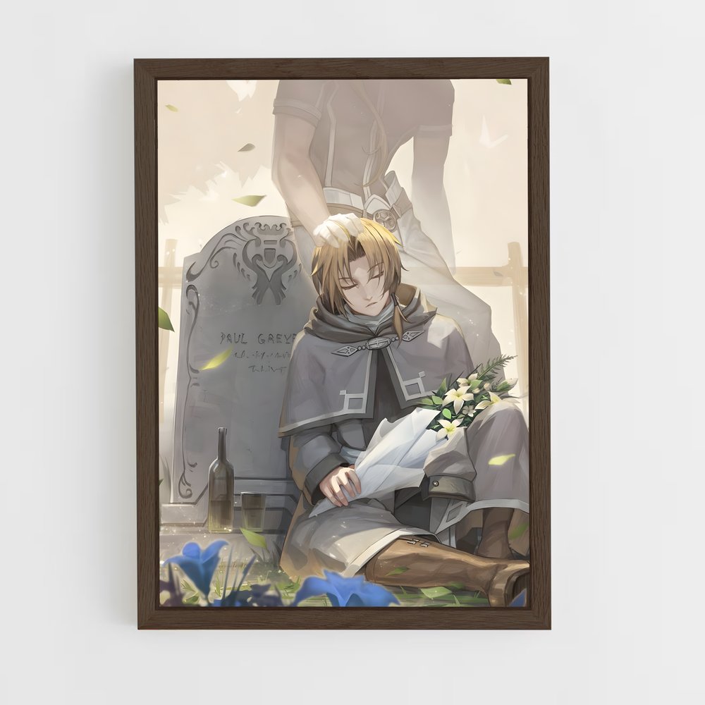 ap-jobless reincarnation-3 cadre Bois foncé