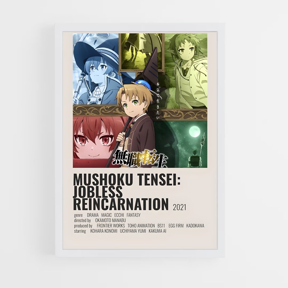ap-jobless reincarnation-5 cadre Blanc